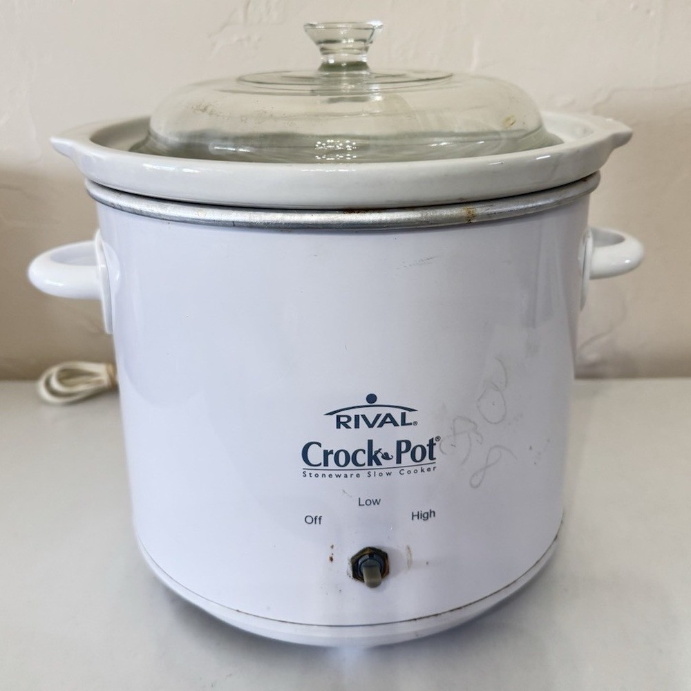 Vintage RIVAL Crock Pot Removable Crock Model 50531 Slow Cooker For Parts